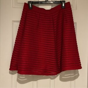 Lightly Worn H&M Red Skater Skirt